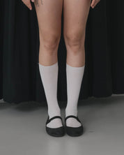 BASERANGE Socks Rib Overankle Socks