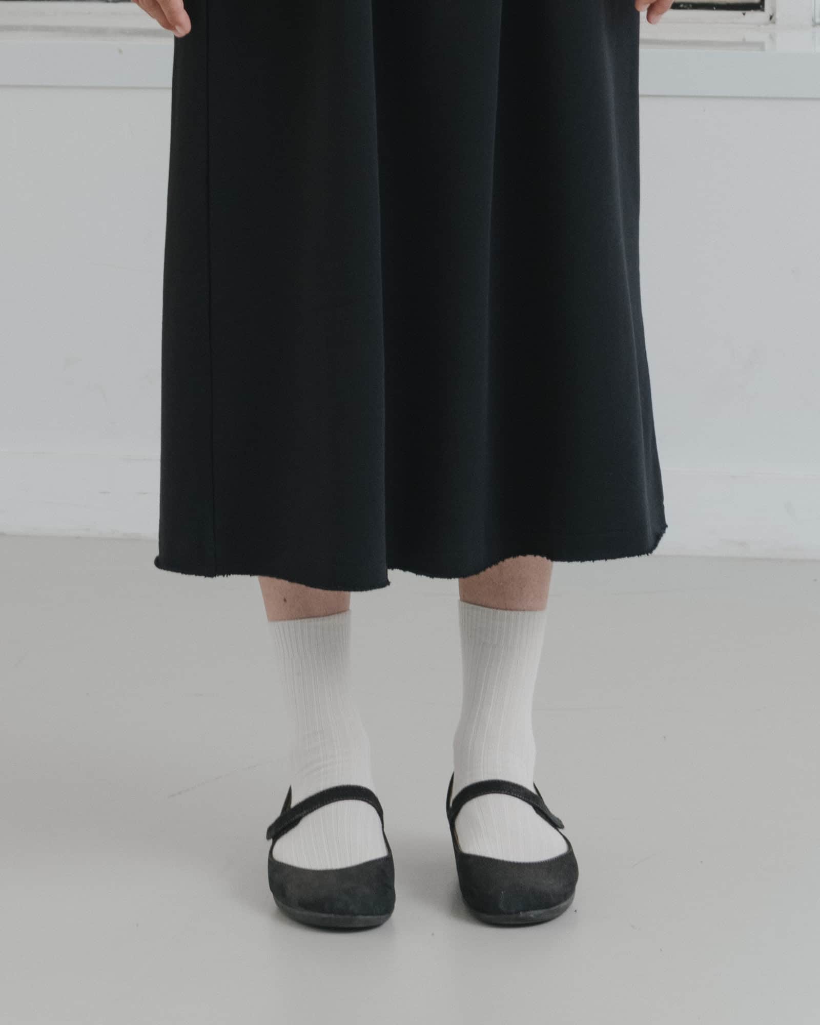 BASERANGE Socks Rib Overankle Socks