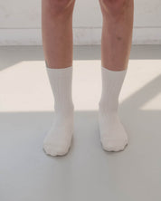 BASERANGE Socks Rib Overankle Socks