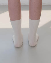 BASERANGE Socks Rib Overankle Socks