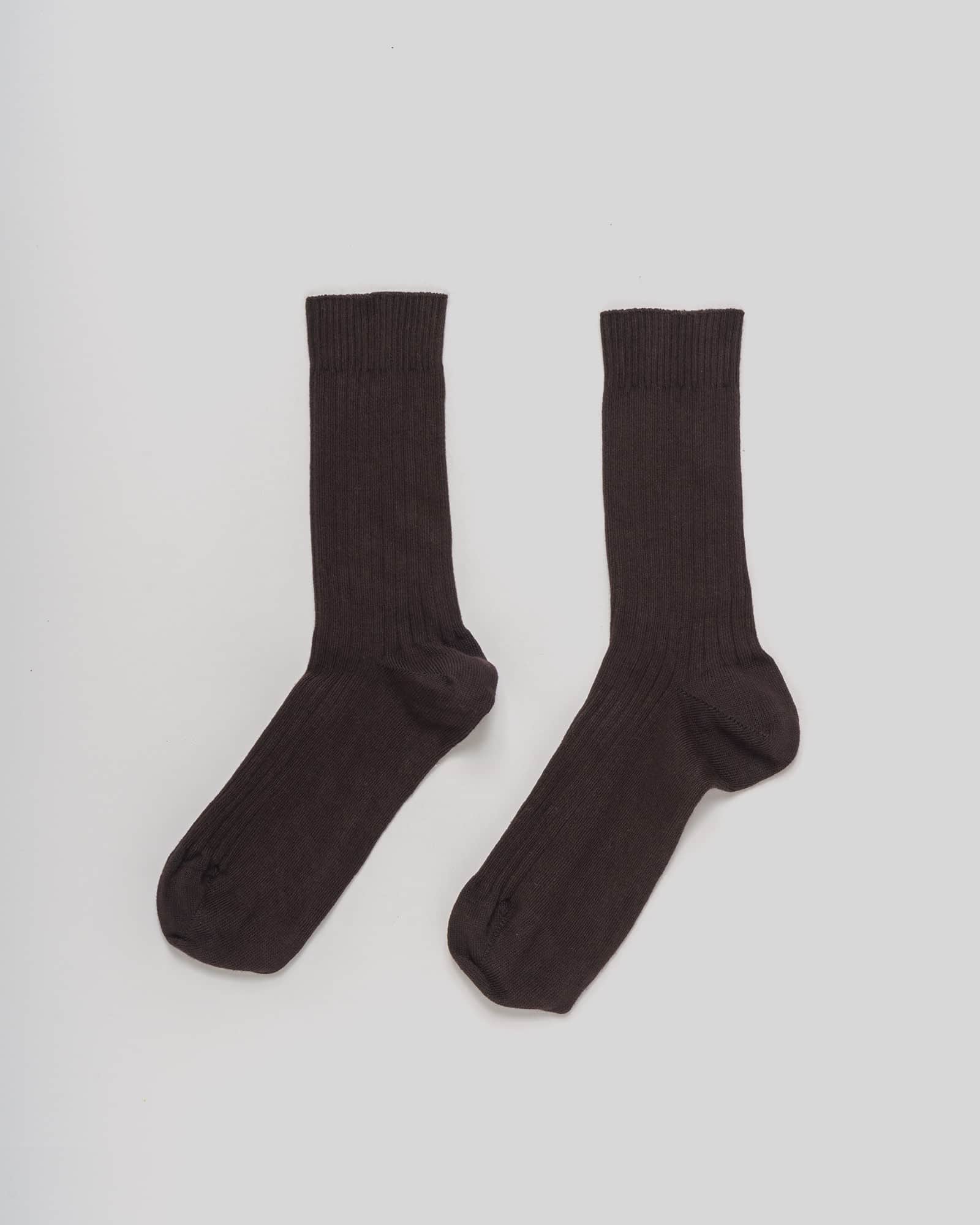 BASERANGE Socks Rib Overankle Socks