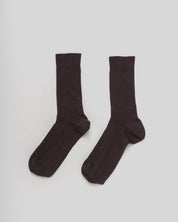 BASERANGE Socks Rib Overankle Socks