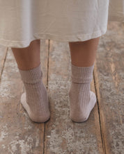 BASERANGE Socks Rib Overankle Socks