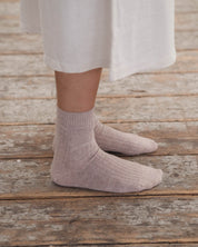BASERANGE Socks Rib Overankle Socks