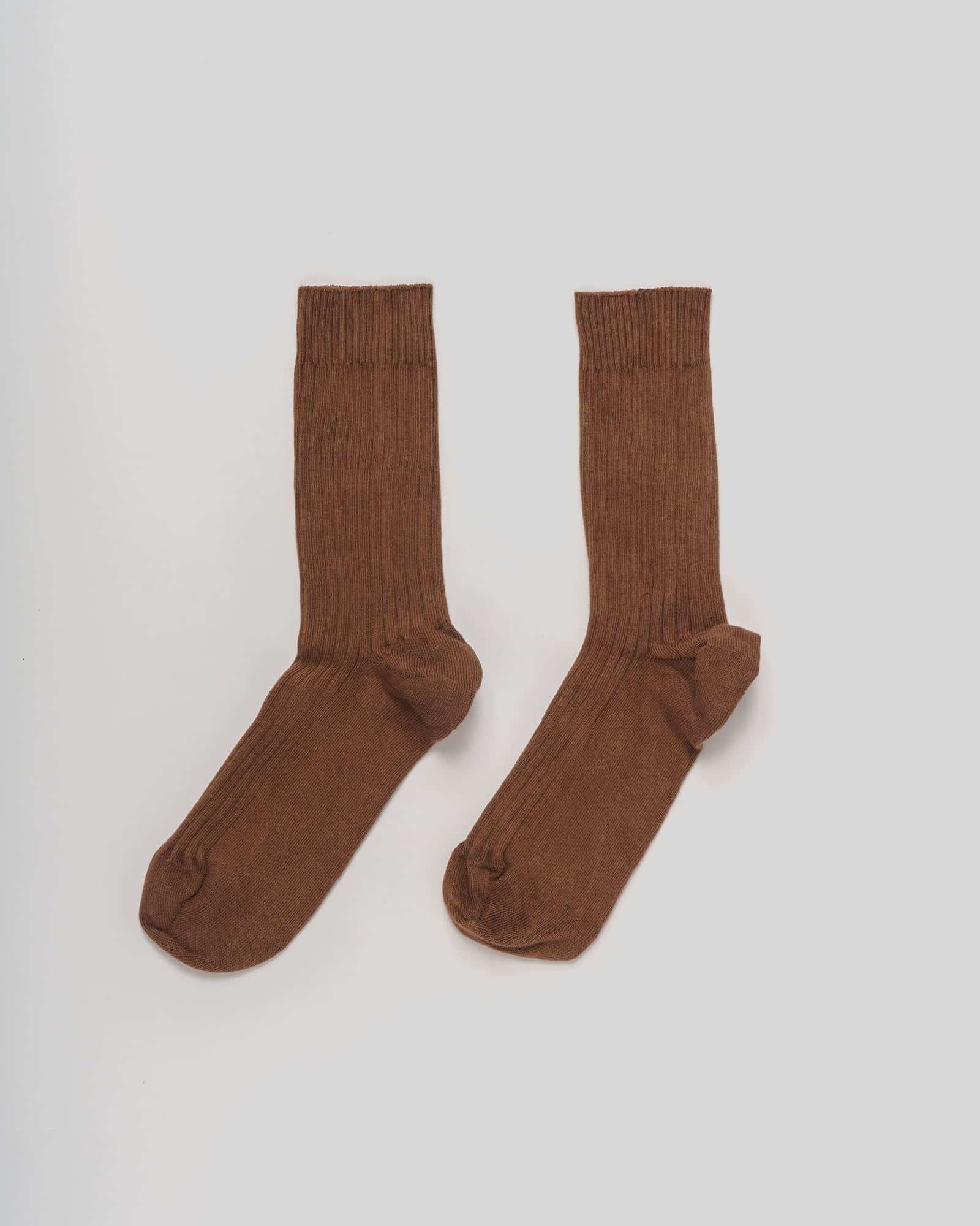 BASERANGE Socks Rib Overankle Socks