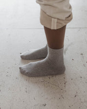 BASERANGE Socks Rib Overankle Socks