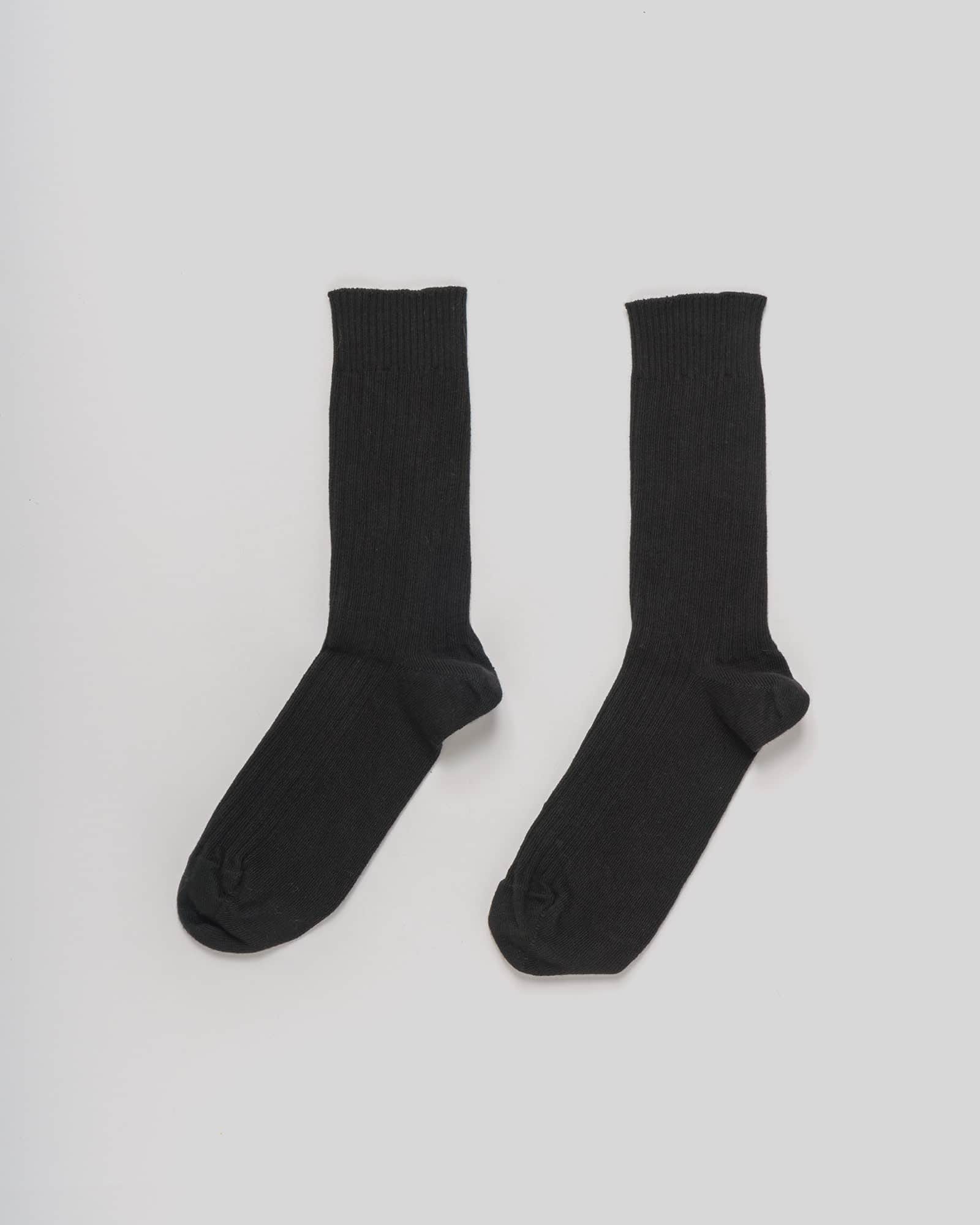 BASERANGE Socks Rib Overankle Socks