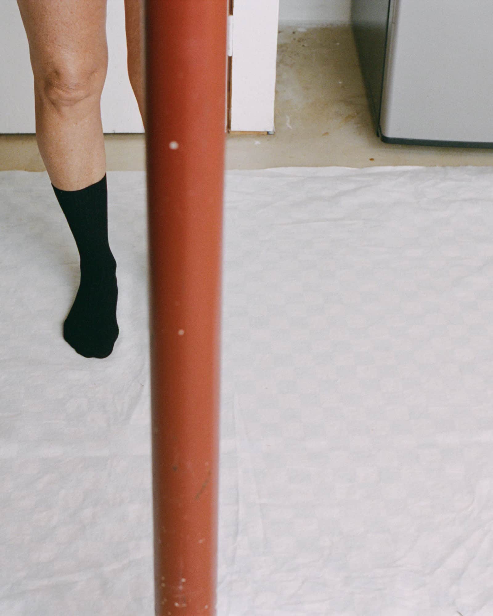 BASERANGE Socks Rib Overankle Socks