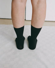 BASERANGE Socks Rib Overankle Socks