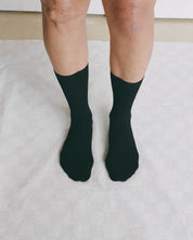 BASERANGE Socks Rib Overankle Socks