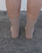 BASERANGE Socks Rib Overankle Socks