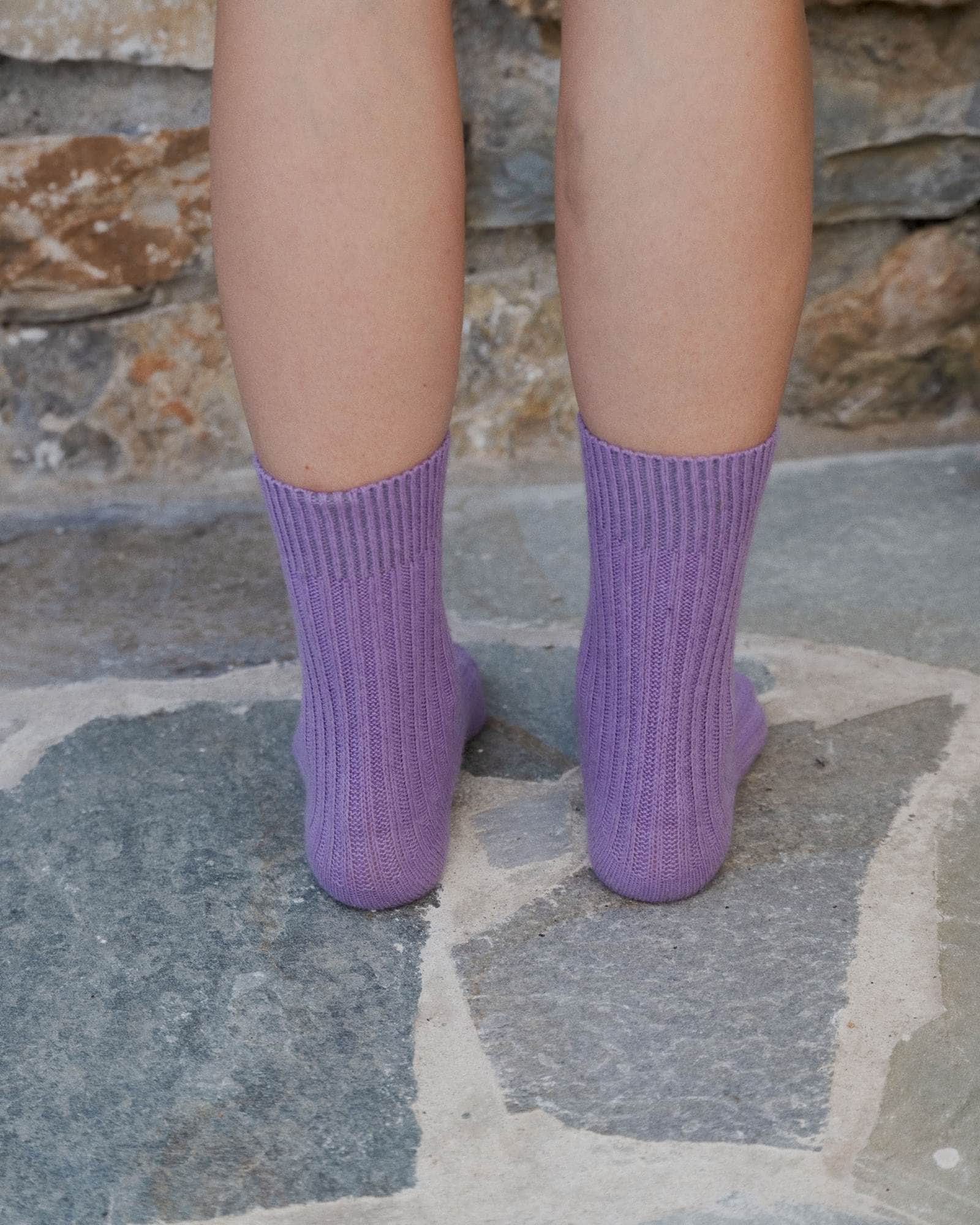BASERANGE Socks Rib Overankle Socks