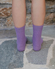 BASERANGE Socks Rib Overankle Socks