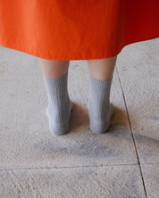 BASERANGE Socks Rib Overankle Socks