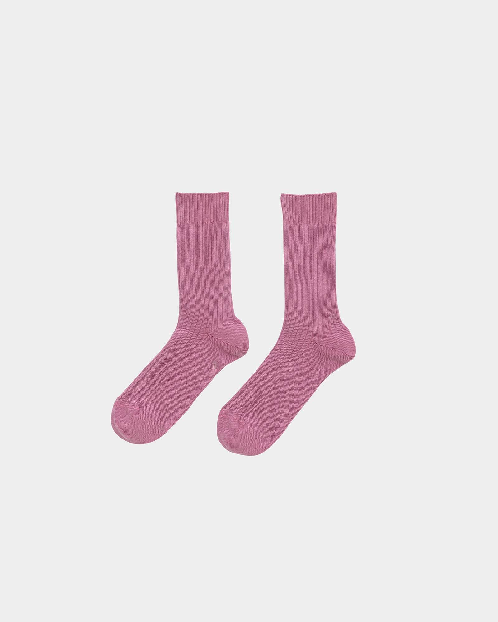 BASERANGE Socks Rib Overankle Socks