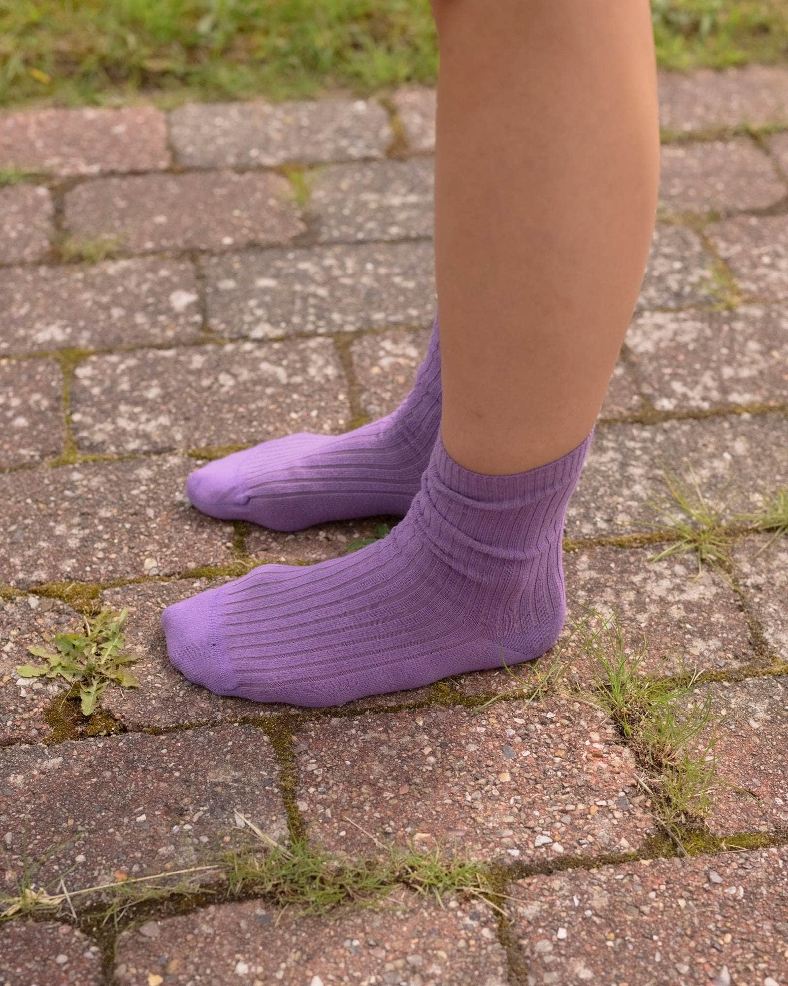 BASERANGE Socks Rib Overankle Socks