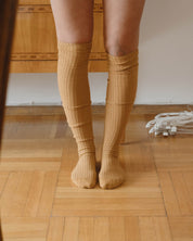 BASERANGE Socks Rib Overknee Socks