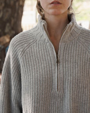 BASERANGE Sweaters Grace 3/4 Zip Sweater