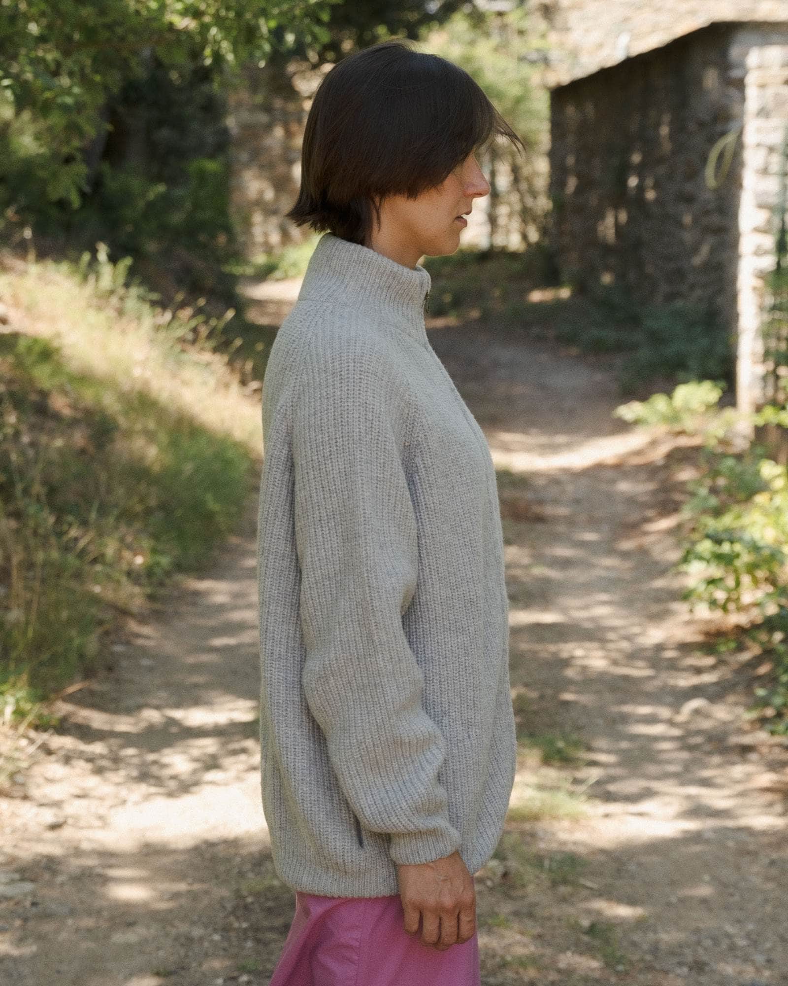 BASERANGE Sweaters Grace Zip Sweater