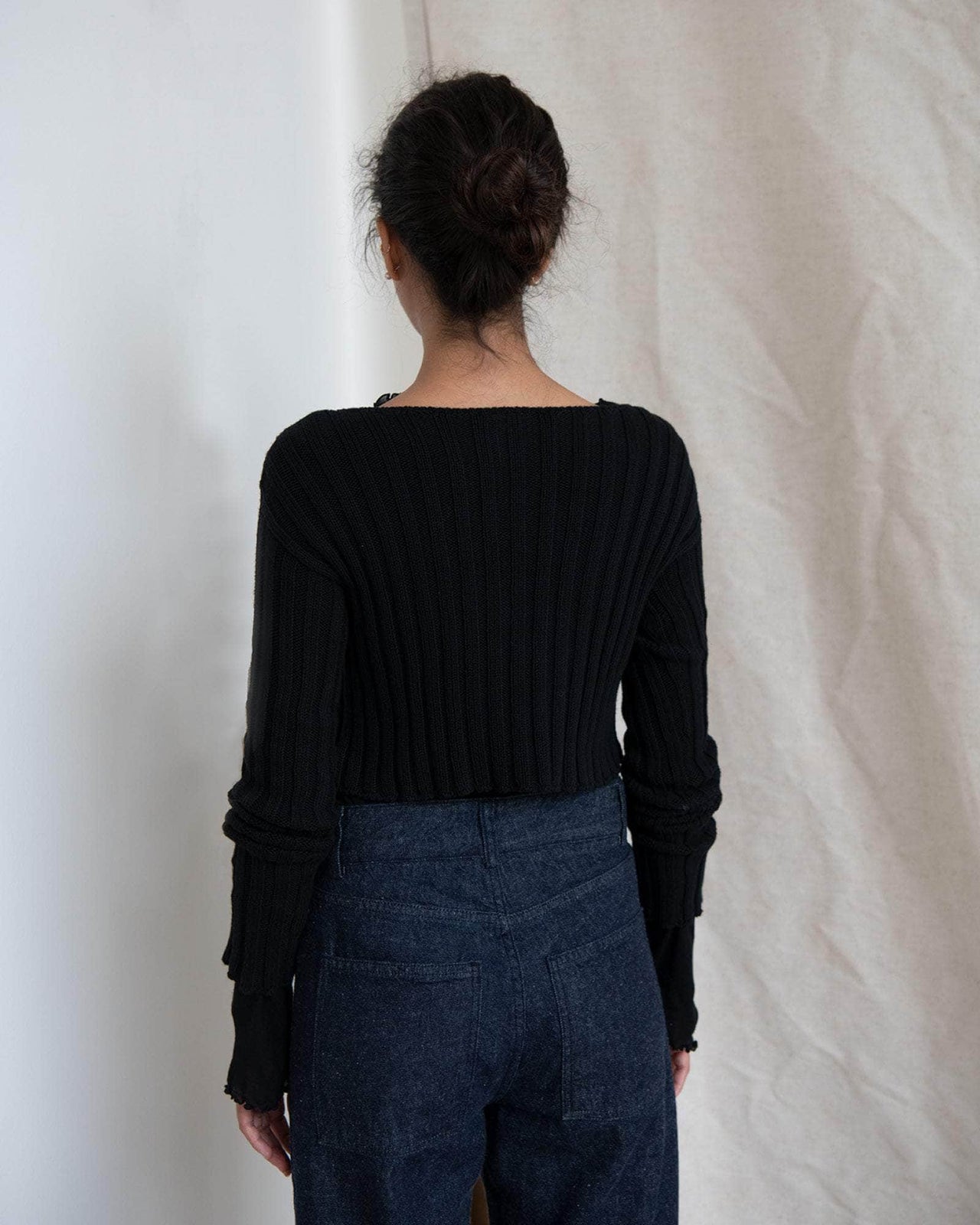 Macau Sweater in Black | organic-cotton | en | Baserange