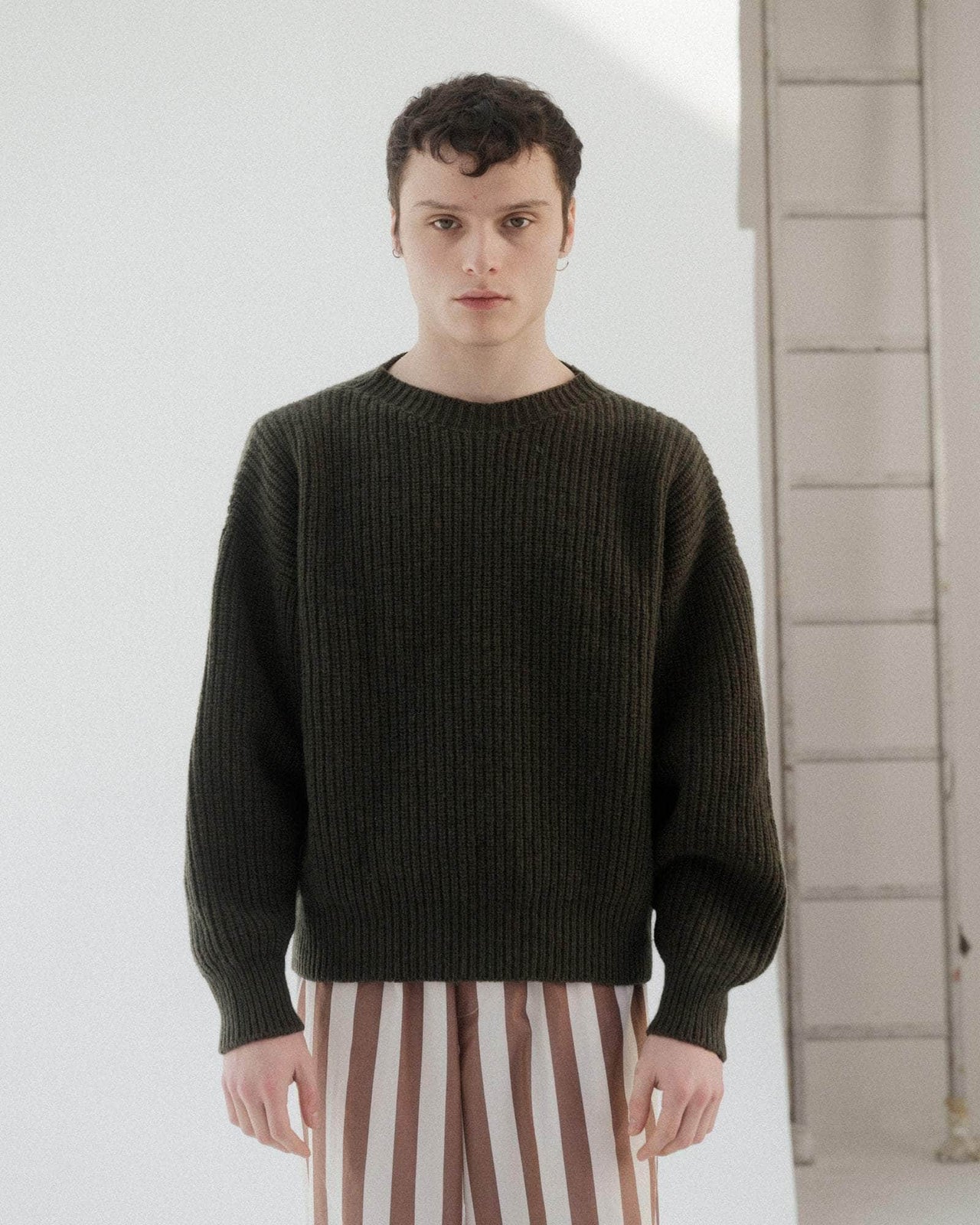 Mea Sweater in Foret | Recycled wool | en | Baserange