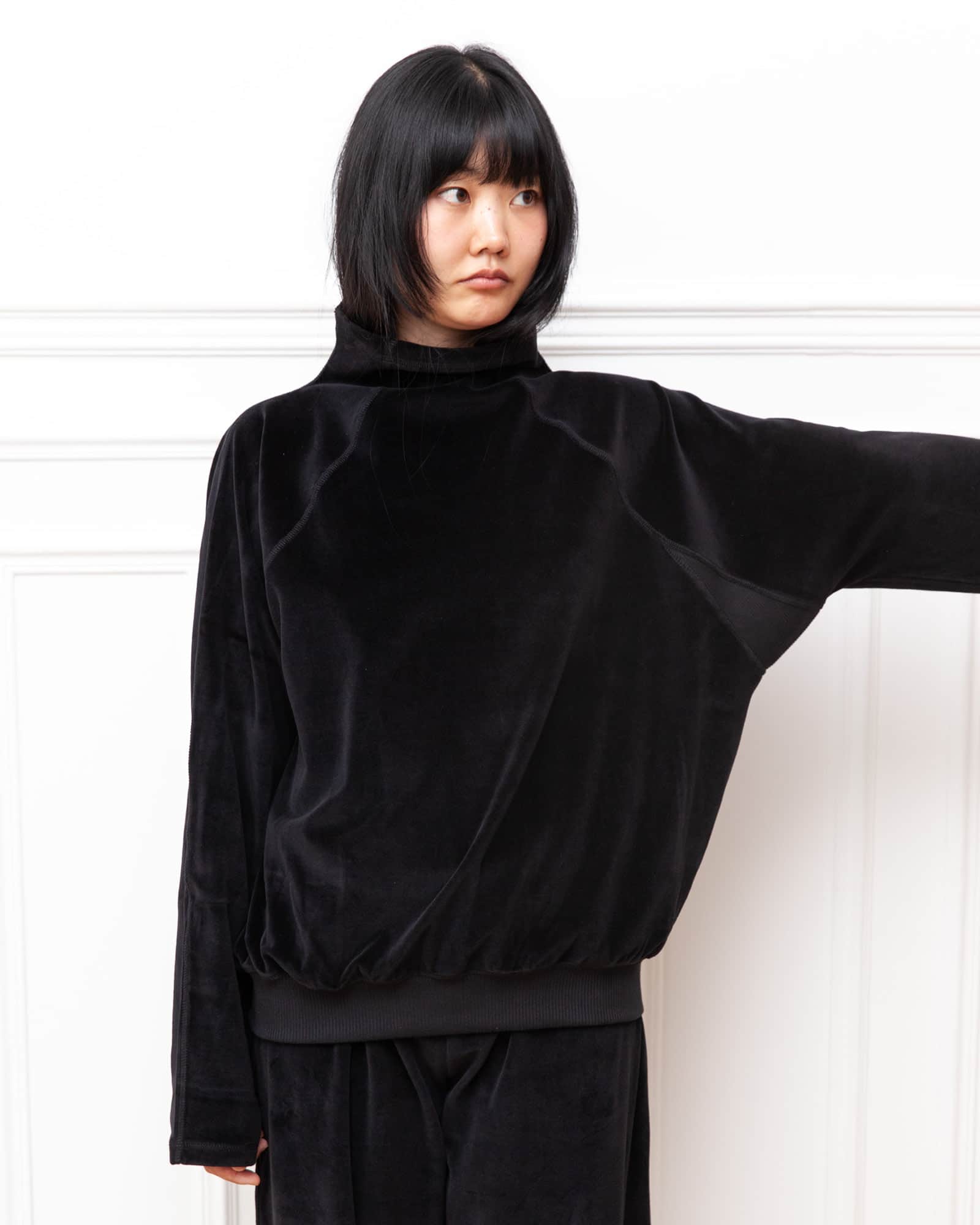 BASERANGE Sweatshirts Fold Turtleneck