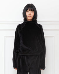 Fold Turtleneck - BLACK / XS