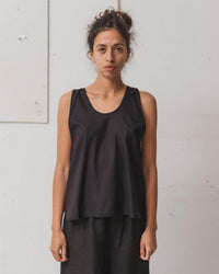 Apron Top - BLACK / XS