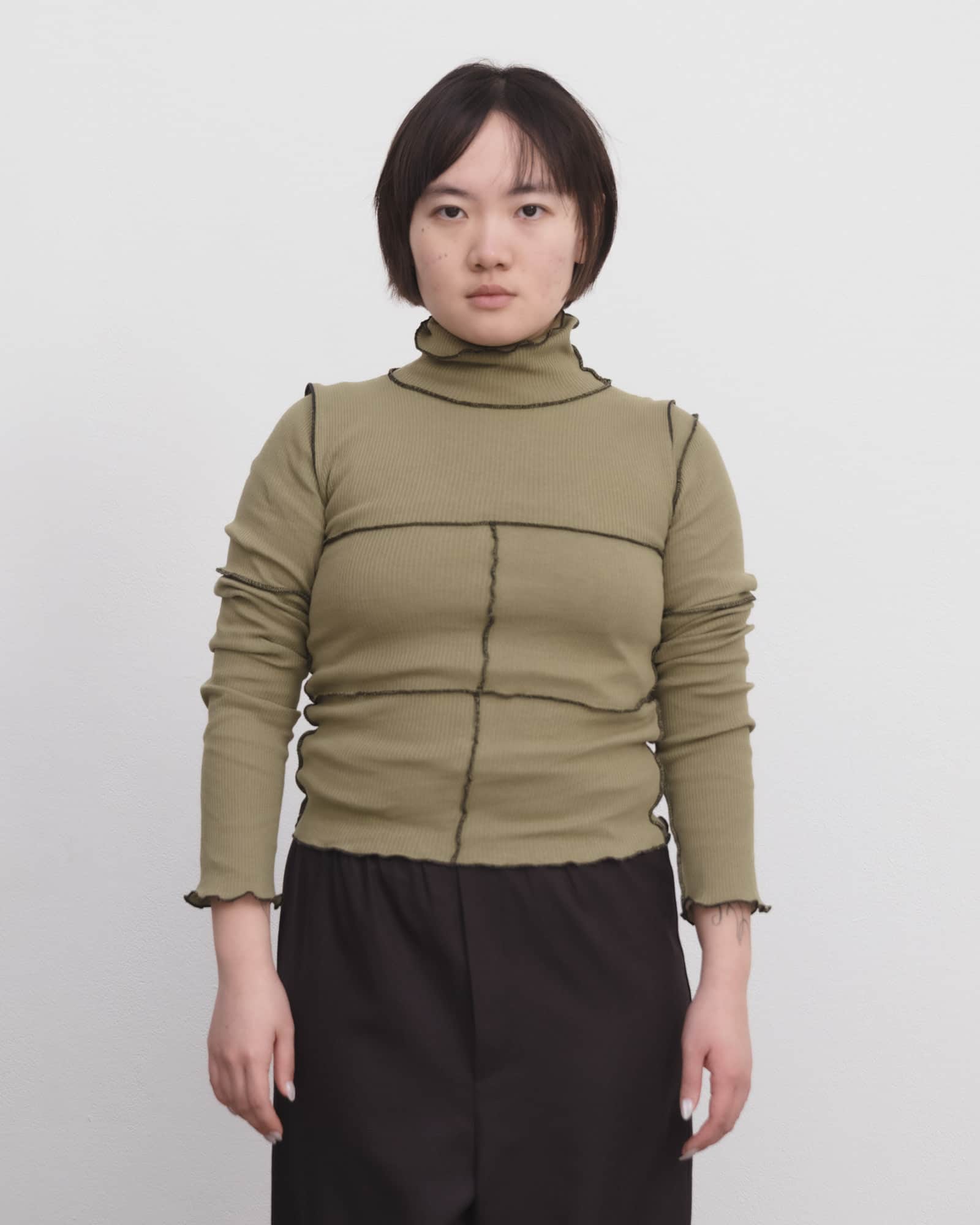 BASERANGE Tanks Cinder Turtleneck Tank