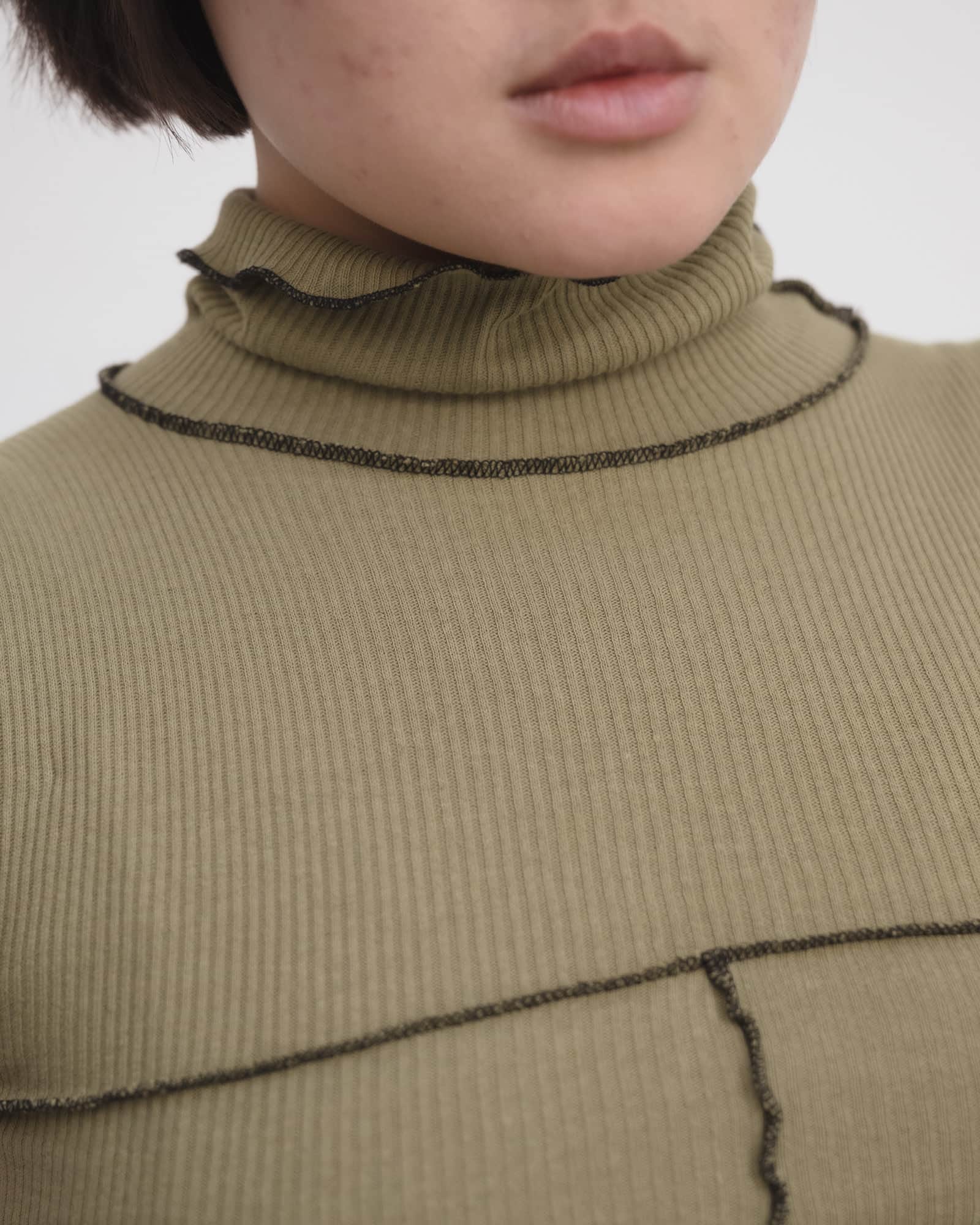 BASERANGE Tanks Cinder Turtleneck Tank