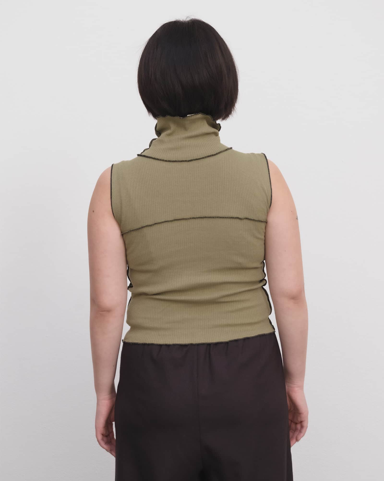 BASERANGE Tanks Cinder Turtleneck Tank