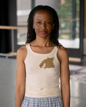 BASERANGE Tanks ECRU / M Repair Cord Tank No.123