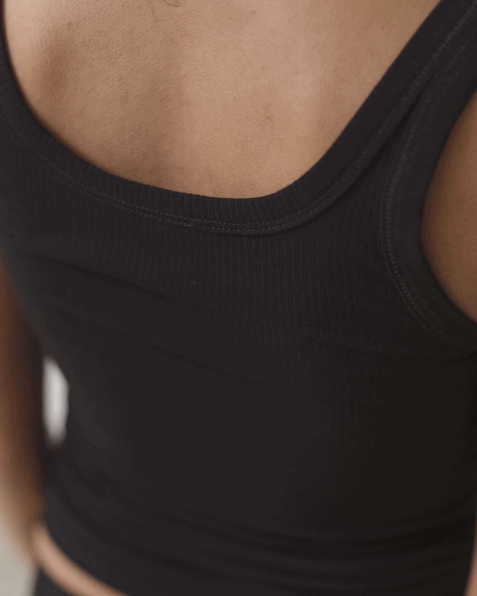 Pack - 2 Heart Tank (Black / Undyed) – Baserange
