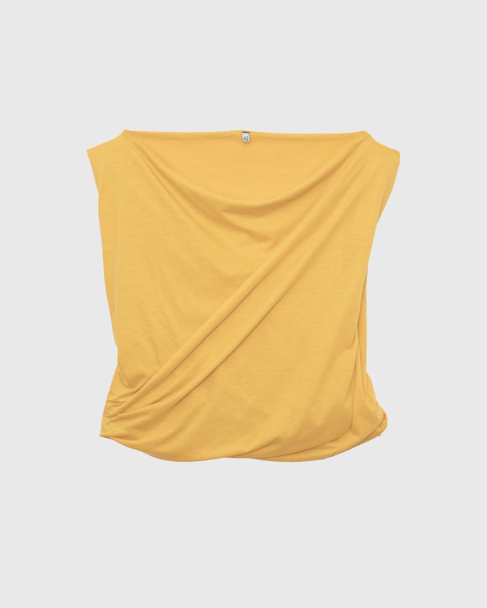 Turn Tank in Boat yellow | Silk cotton jersey | Baserange