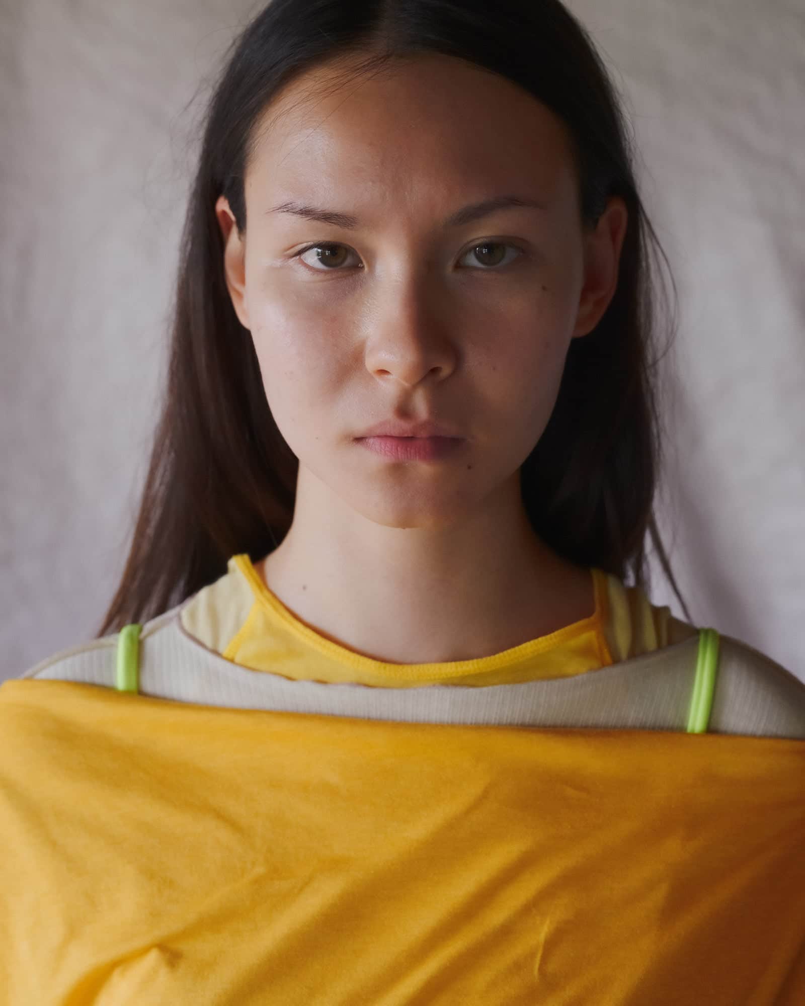Turn Tank in Boat yellow | Silk cotton jersey | Baserange