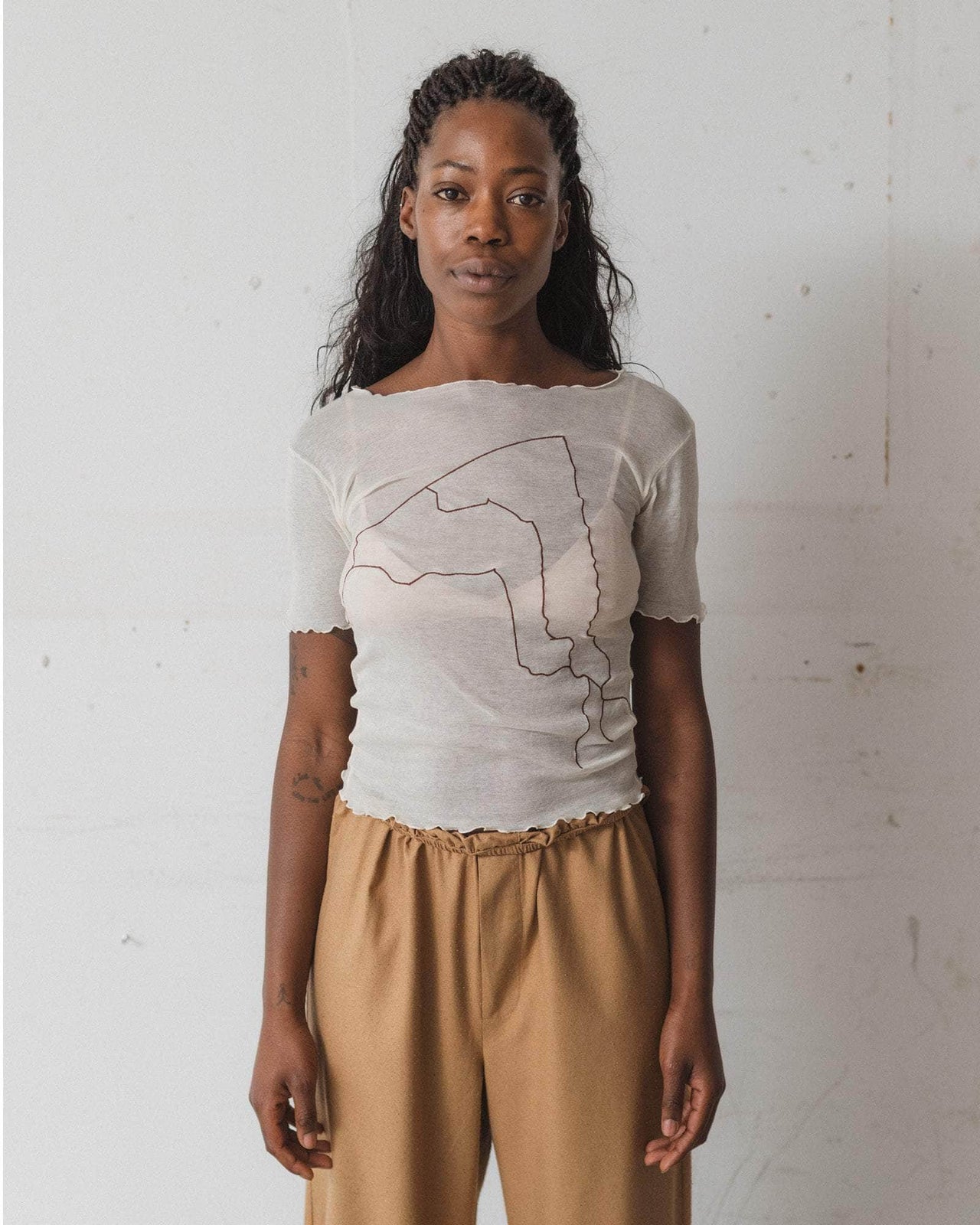 baserange T-shirt aroostook - Gaze de coton biologique