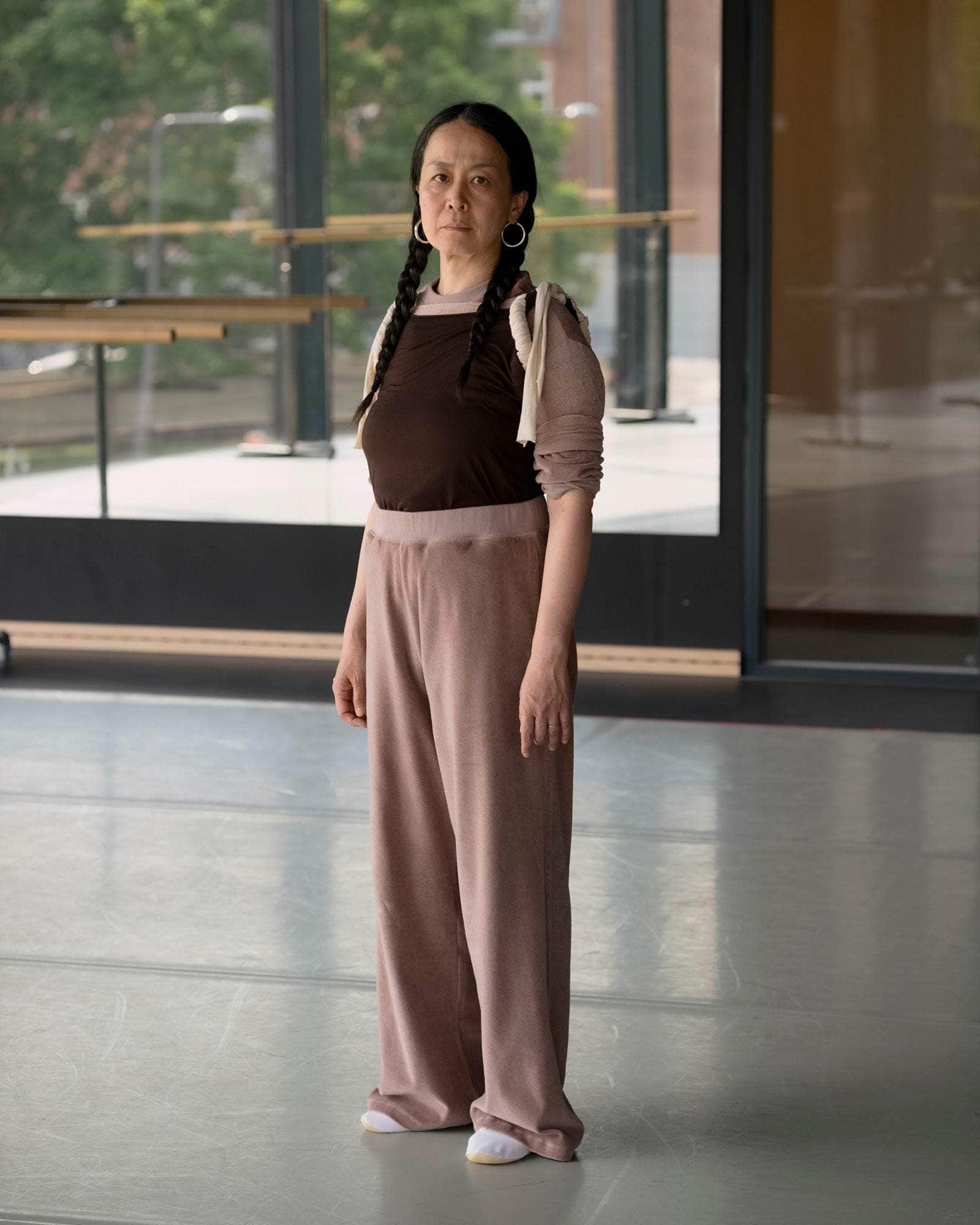 BASERANGE Tee Shirts BROWN / S Repair Tee Shirt No.131