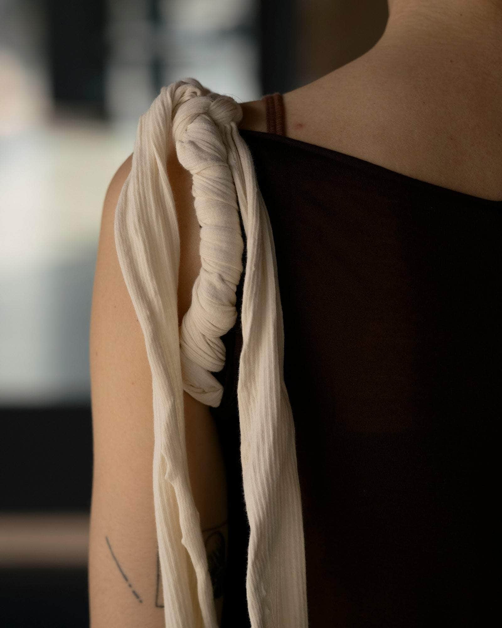 BASERANGE Tee Shirts BROWN / S Repair Tee Shirt No.131