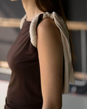 BASERANGE Tee Shirts BROWN / S Repair Tee Shirt No.131