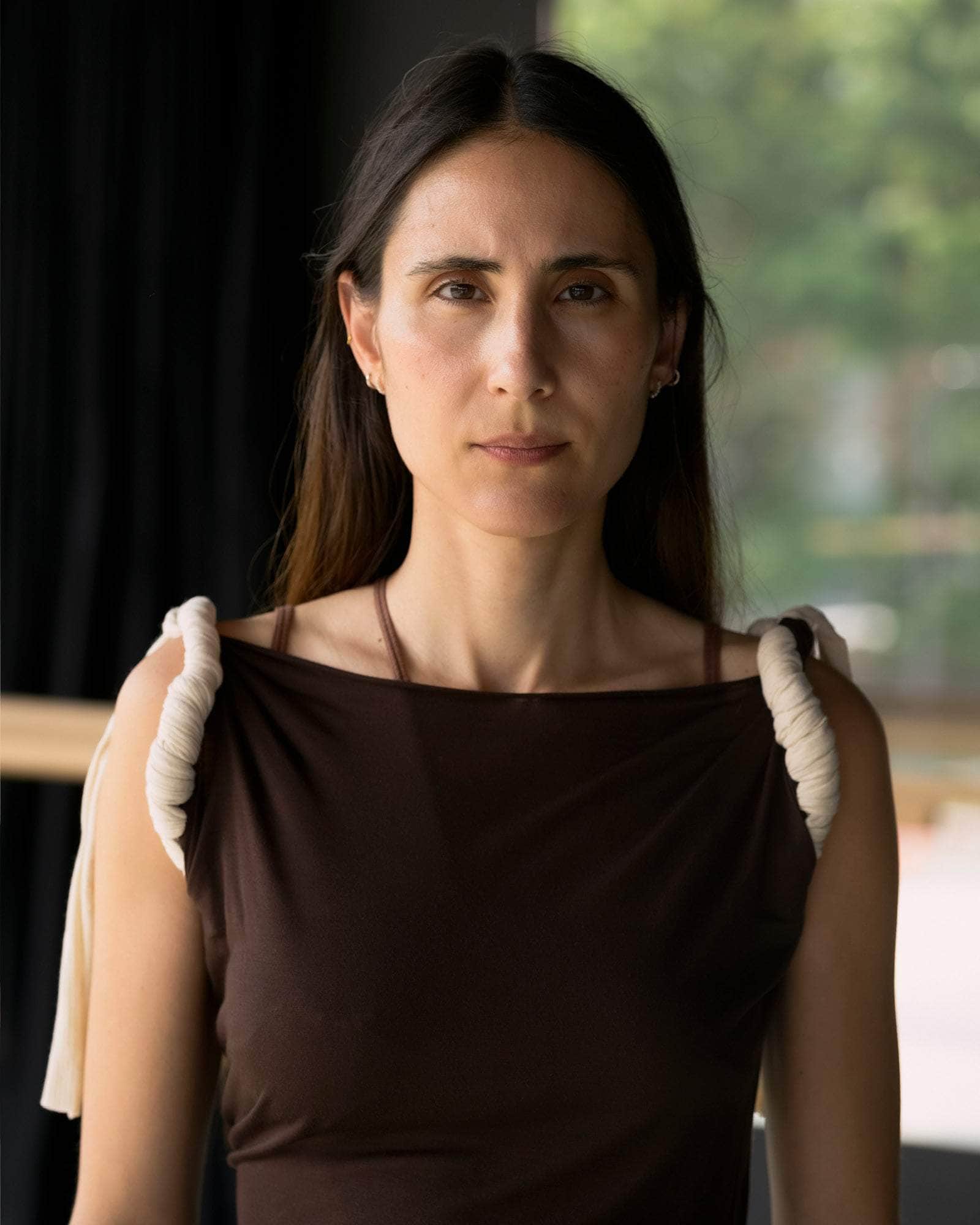 BASERANGE Tee Shirts BROWN / S Repair Tee Shirt No.131