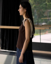 BASERANGE Tee Shirts BROWN / S Repair Tee Shirt No.131