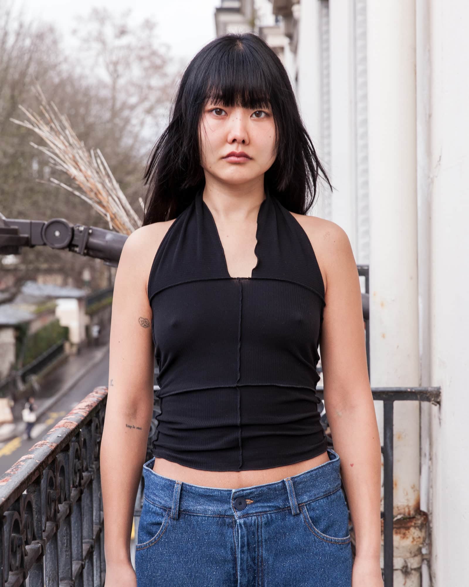 BASERANGE Tee Shirts Cinder Halter Top