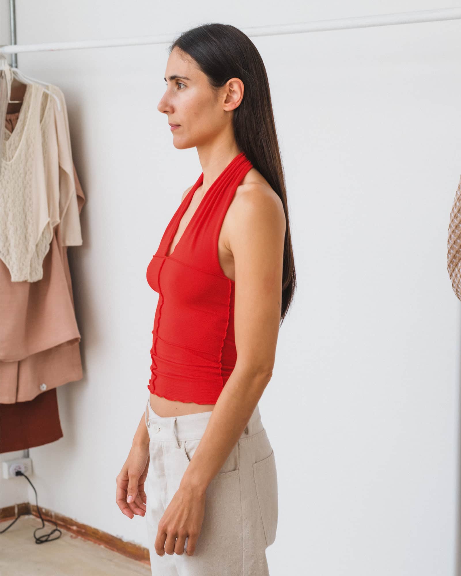 BASERANGE Tee Shirts Cinder Halter Top