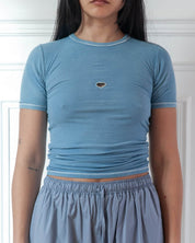 BASERANGE Tee Shirts Heart Tee Shirt