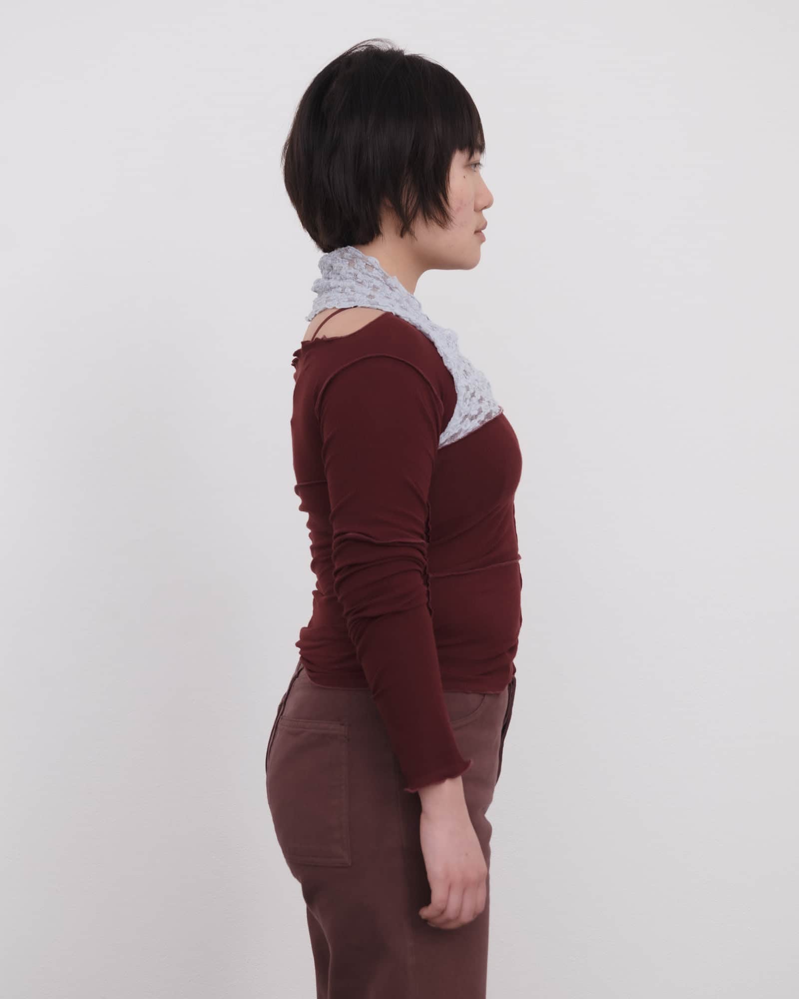 BASERANGE Tee Shirts Husk Long Sleeve Tee