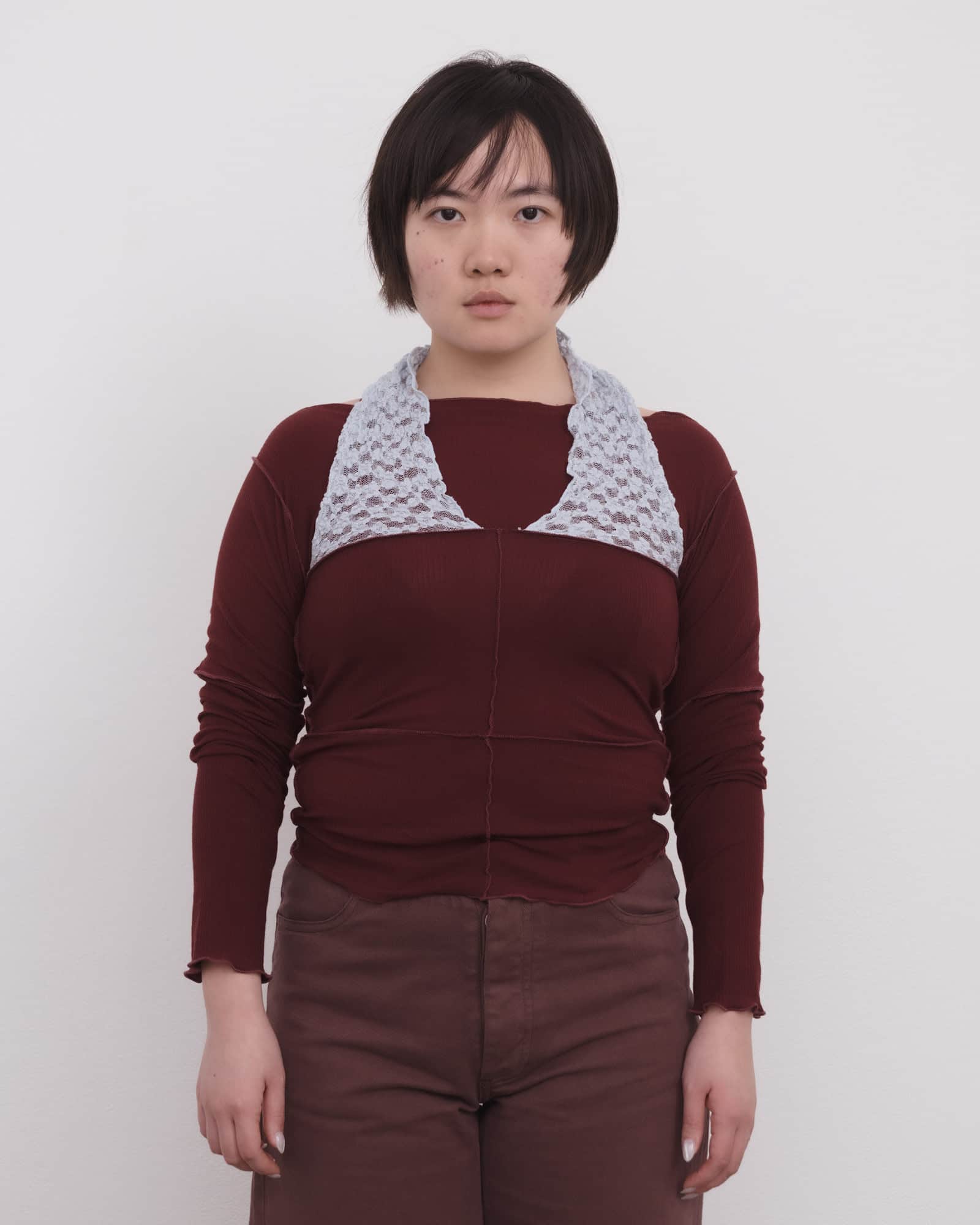 BASERANGE Tee Shirts Husk Long Sleeve Tee