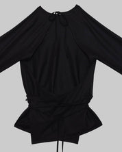 BASERANGE Tee Shirts Long Sleeve Apron Top