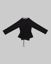 BASERANGE Tee Shirts Long Sleeve Apron Top