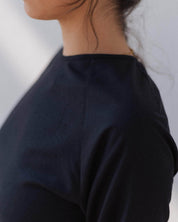 BASERANGE Tee Shirts Long Sleeve Apron Top