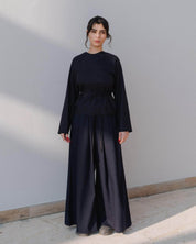 BASERANGE Tee Shirts Long Sleeve Apron Top